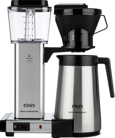 Moccamaster Manual Thermo kaffemaskine 79158 (poleret sølv)