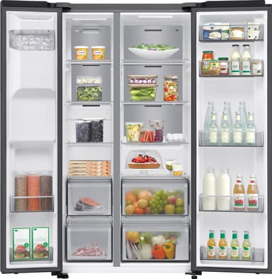 Samsung side-by-side køleskab RS70F64KDFEF (sort)