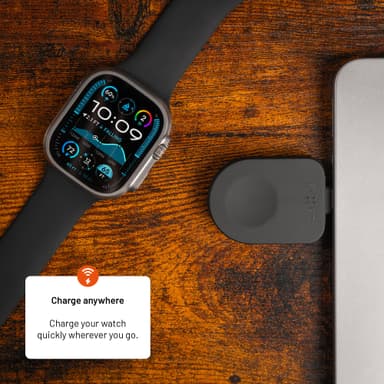 Fixed Apple Watch trådløs USB-C oplader (sort)