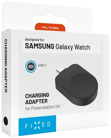 Fixed Samsung Watch trådløs USB-C oplader (sort)