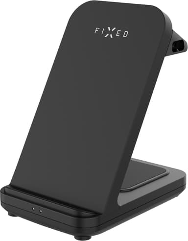 Fixed 2in1 Universal trådløs ladestation (sort)
