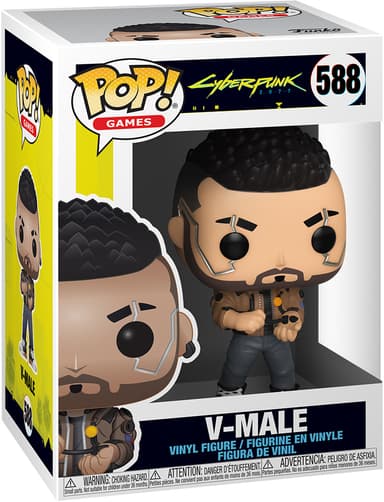 FUNKO! POP GAMES: CYBERPUNK 2077-V-MALE