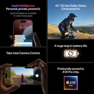 iPhone 16 Pro Max 5G smartphone 256GB (sort titanium)