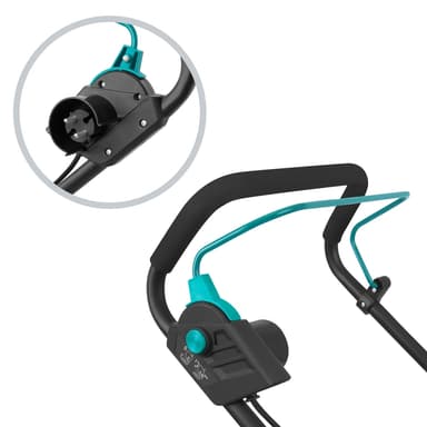 VONROC Plæneklipper 1600W – 38 cm | Inkl. 42L Opsamler