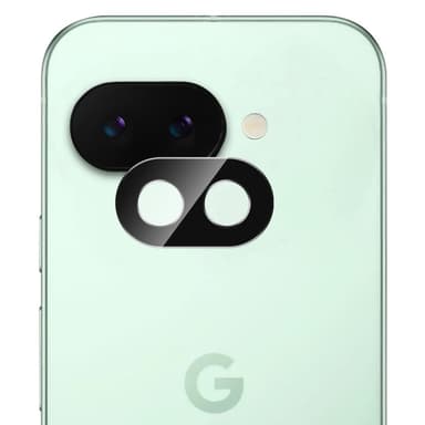 SKALO Google Pixel 9a 3D Kameralinse Beskyttelsesglas - Sort