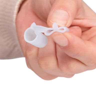 Anti-snorken Næseklemme mod snorken 4-pak Gennemsigtig