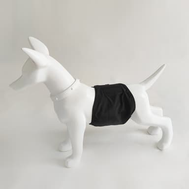 Behagelig og vaskbar hundeble Sort XS