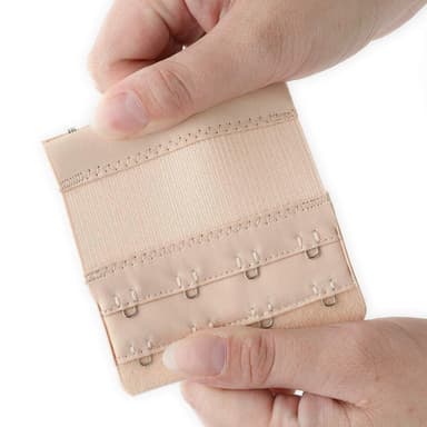 BH-forlængelse Hvid / Sort / Beige 3-pak