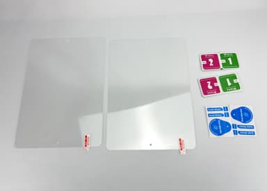 2.5D Hærdet Glasskærmbeskytter til iPad (2-pak) iPad Air1/Air2 9,7 tommer