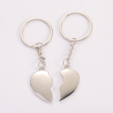 1 par kærlighed nøgleringe Nøglering Valentines Broken heart Hearts