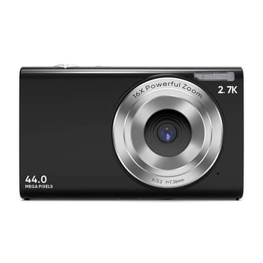 Digitalkamera 2,7K / 44MP / 16x zoom Sort