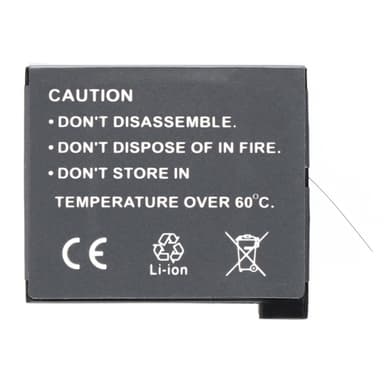 Batteri til GoPro Hero 4 kamera 3.8.0V 1600mAh AHDBT-401 erstatningsbatteri