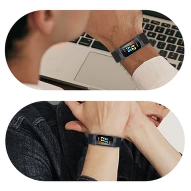 2-pak Sport vævet Urremme til Fitbit Charge5/6