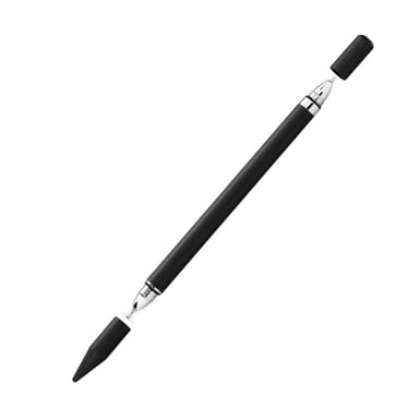 2 i 1 Stylus pen med skrivefunktion sort