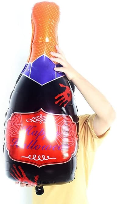 Ballon Halloween Champagneflaske 98 cm 2-pak