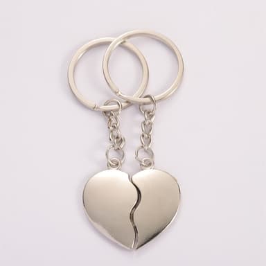 1 par kærlighed nøgleringe Nøglering Valentines Broken heart Hearts