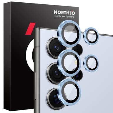 NORTHJO til Samsung Galaxy S25 Ultra Hærdet Glas Kameralinsebeskytter