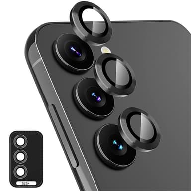 Til Samsung Galaxy S25+ Kameralinsebeskytter ENKAY Metalring Linsefilm