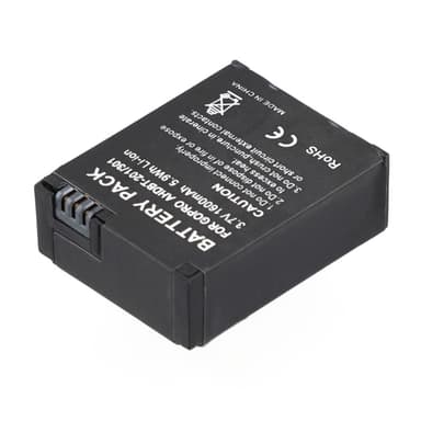 Batteri til GoPro Hero 3 kamera 3,7V 1600mAh AHDBT-201/301 erstatningsbatteri