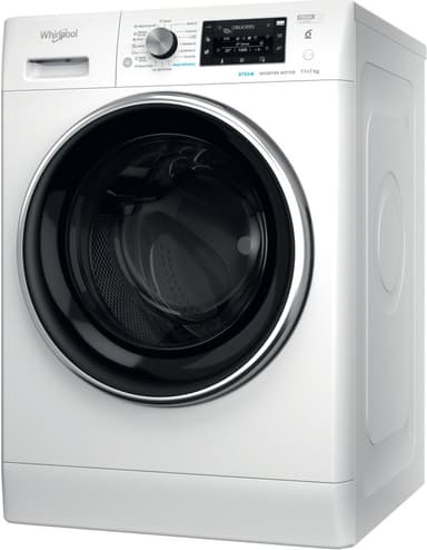 Whirlpool vaskemaskine/tørretumbler FFWDD 1176258 BCV EE (11/7 kg)