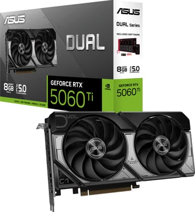 ASUS Dual GeForce RTX 5060 8GB GDDR7 grafikkort