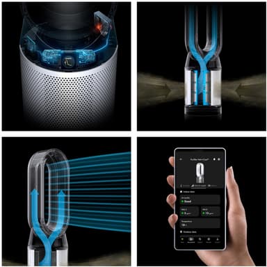 Dyson Hot + Cool HP1 luftrenser 544826-01 (hvid/sølv)