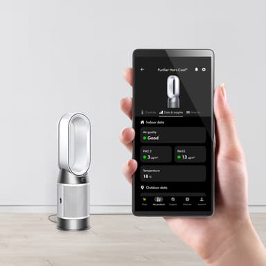 Dyson Hot + Cool HP1 luftrenser 544826-01 (hvid/sølv)