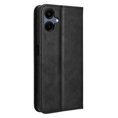 Til Samsung Galaxy A06 4G / A06 5G Pung Stand Flip Telefonetui - Sort