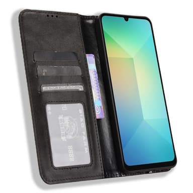 Til Samsung Galaxy A36 5G Pung Stand Flip Telefonetui - Sort