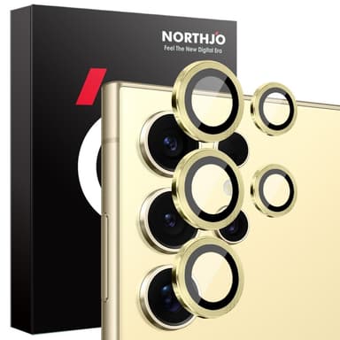 NORTHJO til Samsung Galaxy S25 Ultra Hærdet Glas Kameralinsebeskytter