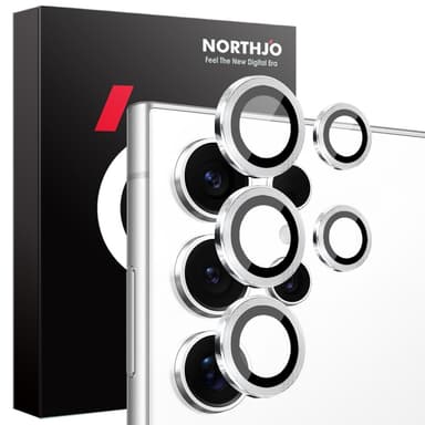 NORTHJO til Samsung Galaxy S25 Ultra Hærdet Glas Kameralinsebeskytter