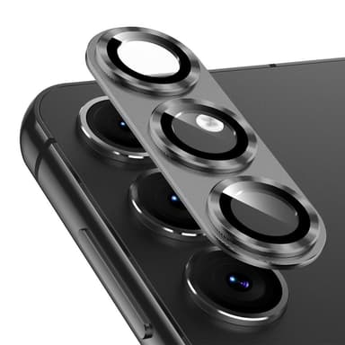 Til Samsung Galaxy S25+ Kameralinsebeskytter ENKAY Metalring Linsefilm