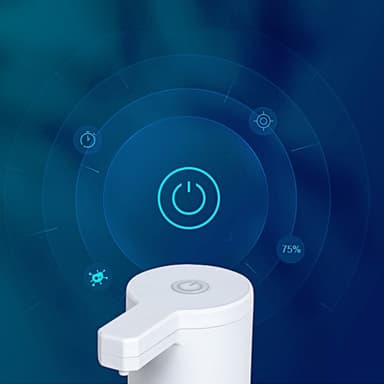Automatisk sæbedispenser 260ml genopladelig berøringsfri skummende håndvask