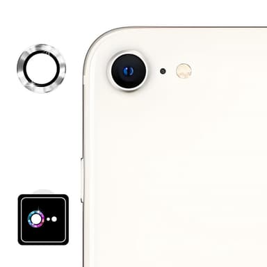 Til iPhone 16e Kameralinsebeskytter ENKAY Hat-Prince Metalring Linsefilm
