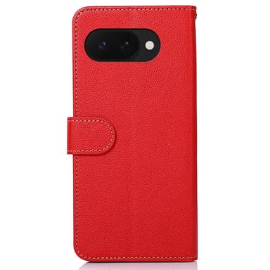 KHAZNEH Til Google Pixel 9A Pung Etui Litchi Struktur Telefoncover