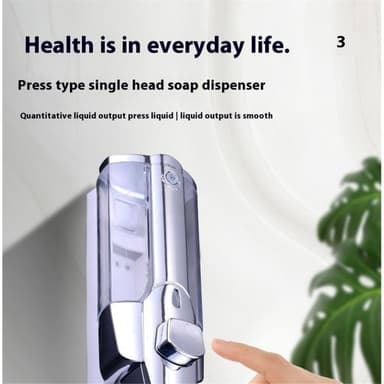 Sæbedispenser Vægmonteret Håndsæbedispenser 350ML Brusepumpedispenser