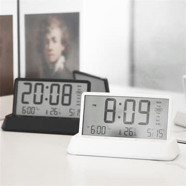 LED Display Digitalt vækkeur med Temperatur Kalender Snooze funktion