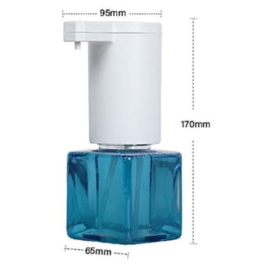 Automatisk sæbedispenser 260ml genopladelig berøringsfri skummende håndvask
