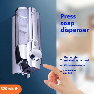 Sæbedispenser Vægmonteret Håndsæbedispenser 350ML Brusepumpedispenser