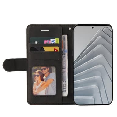 Til Xiaomi Redmi Note 14 4G KT-serie-1 dobbeltfarve tegnebog
