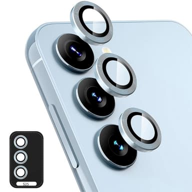 Til Samsung Galaxy S25+ Kameralinsebeskytter ENKAY Metalring Linsefilm