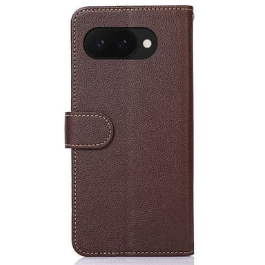 KHAZNEH Til Google Pixel 9A Pung Etui Litchi Struktur Telefoncover