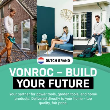 VONROC Radiator - Elradiator - Glas - Luksus - 2000W | WIFI | Grå