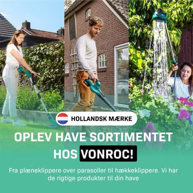 VONROC Dykpumpe - pumpe - 900W - 16000l/h | Til snavset og rent vand