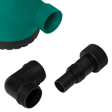 VONROC Dykpumpe - pumpe - 300W | 6500 l/t - med flyder | 5mm restvand | Snavset og rent vand