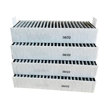 4-pak hættefiltre, kompatible med Bosch HEZ9VRCR0 17004805