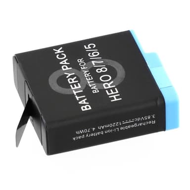 Batteri til GoPro Hero 8 3.85V 1220mAh AHDBT-801 erstatningsbatteri