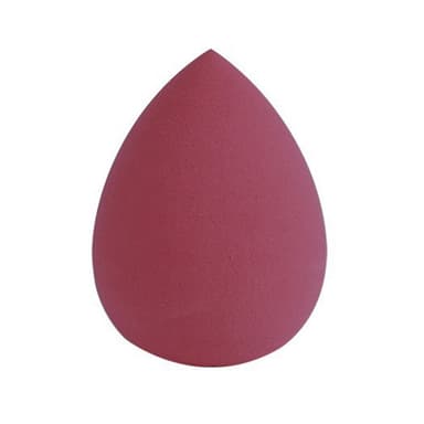 2 stk Makeup Sponge Blender Teardrop Beauty Egg Cleansing Puff Skin Care - Vin rød