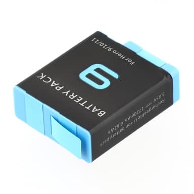 Batteri til GoPro Hero 12 11 10 9 3,85V 1720mAh AHDBT-901 erstatningsbatteri