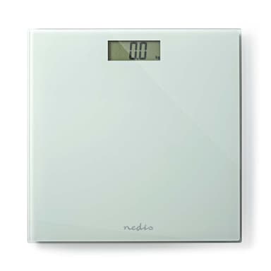 Nedis Personvægt | Digital | Hvid | Hærdet Glas | Maksimal vejekapacitet: 150 kg